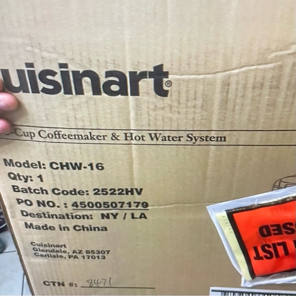 Cusinart coffee maker 12 cup NWT - Picture 7 of 7